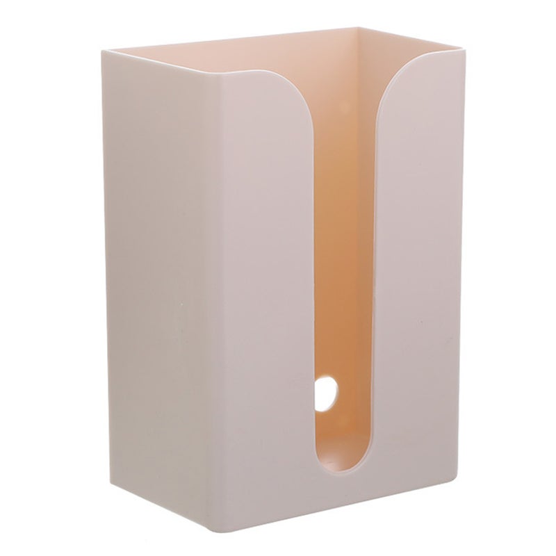 Paper Towel Dispenser Wall Mounted No-drilling Paper Towel Holder Dispenser Bathroom Toilet Tissue Dispenser Garbage Bags Dispenser Home Kitchen Paper Extraction Dispenser - Image 1