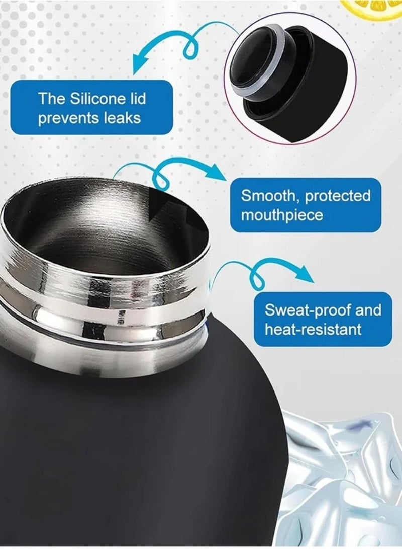 Micro Speed Stainless Steel Water Bottle 350ml – Durable, Portable & Leak-Proof Flask for Hot & Cold Beverages - Image 3