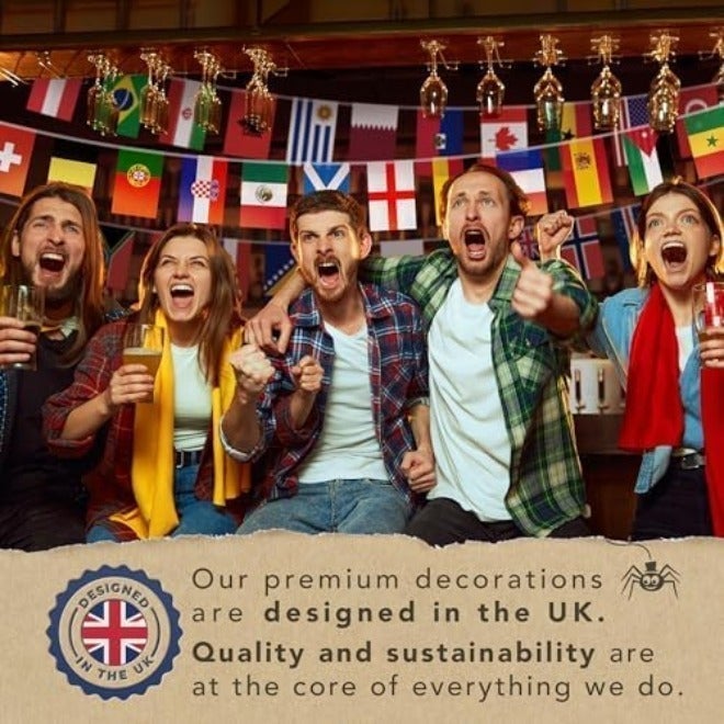راية بانر كأس العالم القابلة لإعادة الاستخدام الفاخرة 2026 - جميع المنتخبات الـ48 المتأهلة ×2 (عبوتين) - زينة كأس العالم لكرة القدم 2026 - Image 5
