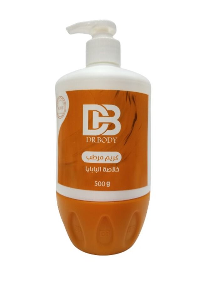 DR.BODY Thai Cream With Papaya Extract and Moisturizer For Dry Skin Care For Face Hands and Body 500 Grams - Image 3