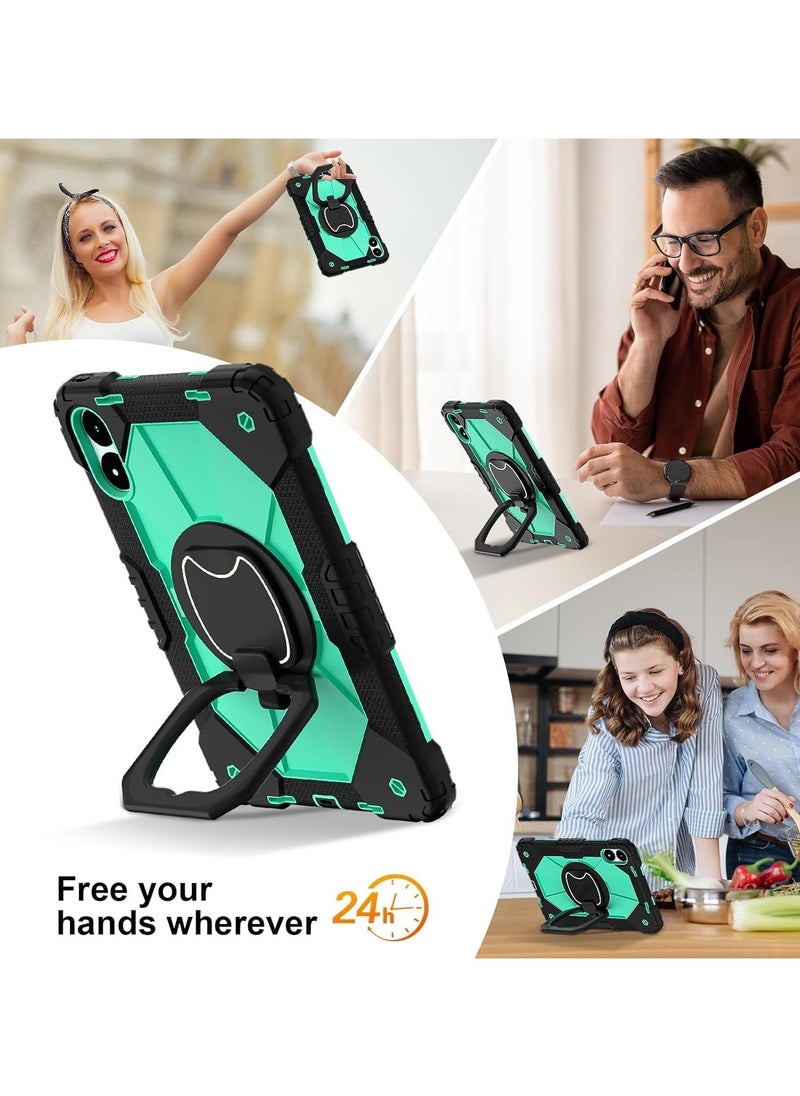 General - Case Compatible with Xiaomi Redmi Pad Pro 12.1 inch Case, Full-Body Rugged Shockproof Protective Shell, 360° Swivel Stand Handle Cover with Shoulder Strap - Image 1