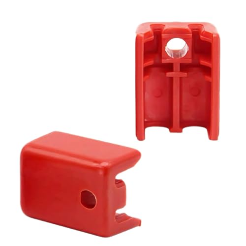 Auaurly 2 PCS 731-04216A Dual Cable Fitting Holder,Cable Clamp Part,Red - Image 1