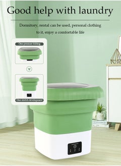 DUNISO Folding washing machine, portable sock and underwear washing small automatic dehydration washing machine, suitable for travel, camping, apartment, dormitory  - Image 5