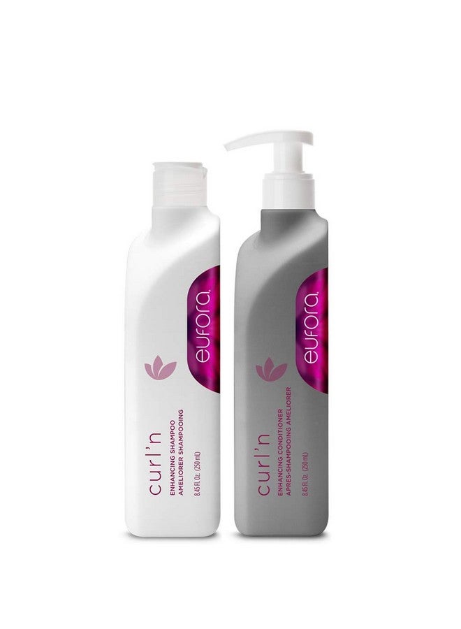 يوفورا شامبو وبلسم Curl'N Enhancing، 8.45 أونصة مع مشط Beautify - Image 1