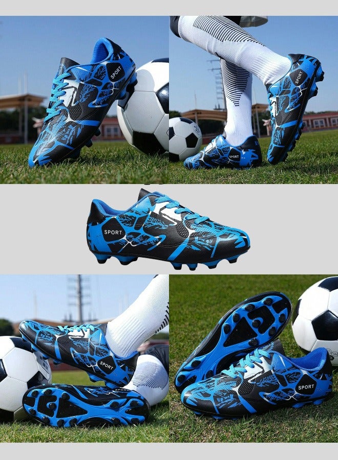 Mens Soccer Cleats Shoes, Kids Football Shoes for Training FG/AG