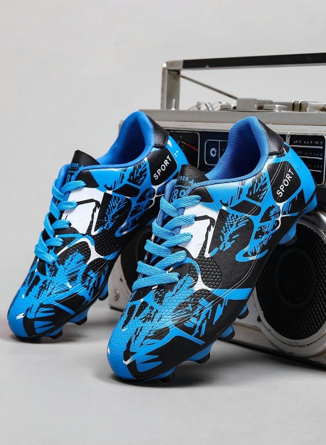 ShebSheb Mens Soccer Cleats Shoes, Kids Football Shoes for Training FG/AG - Image 4