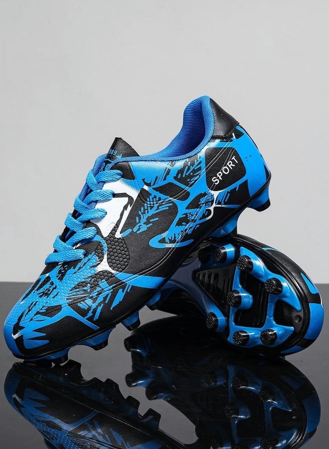 ShebSheb Mens Soccer Cleats Shoes, Kids Football Shoes for Training FG/AG - Image 1