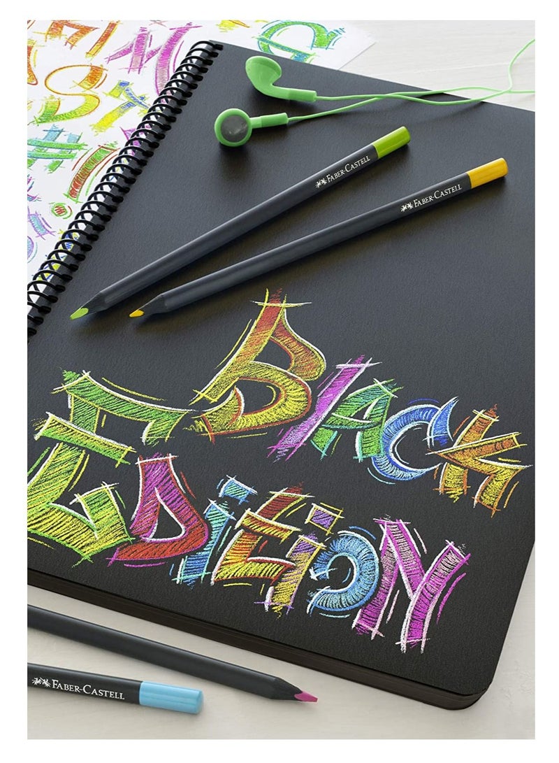 FABER-CASTELL 24-Piece Black Edition Color Pencils Multicolor - Image 3