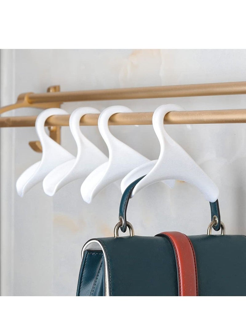 2 pack Purse Hanger Hook Bag Rack Holder - Handbag Hanger Organizer Storage - Over The Closet Rod Hanger for Storing and Organizing Purses Backpacks Satchels Crossovers Handbags Tote  - Image 4