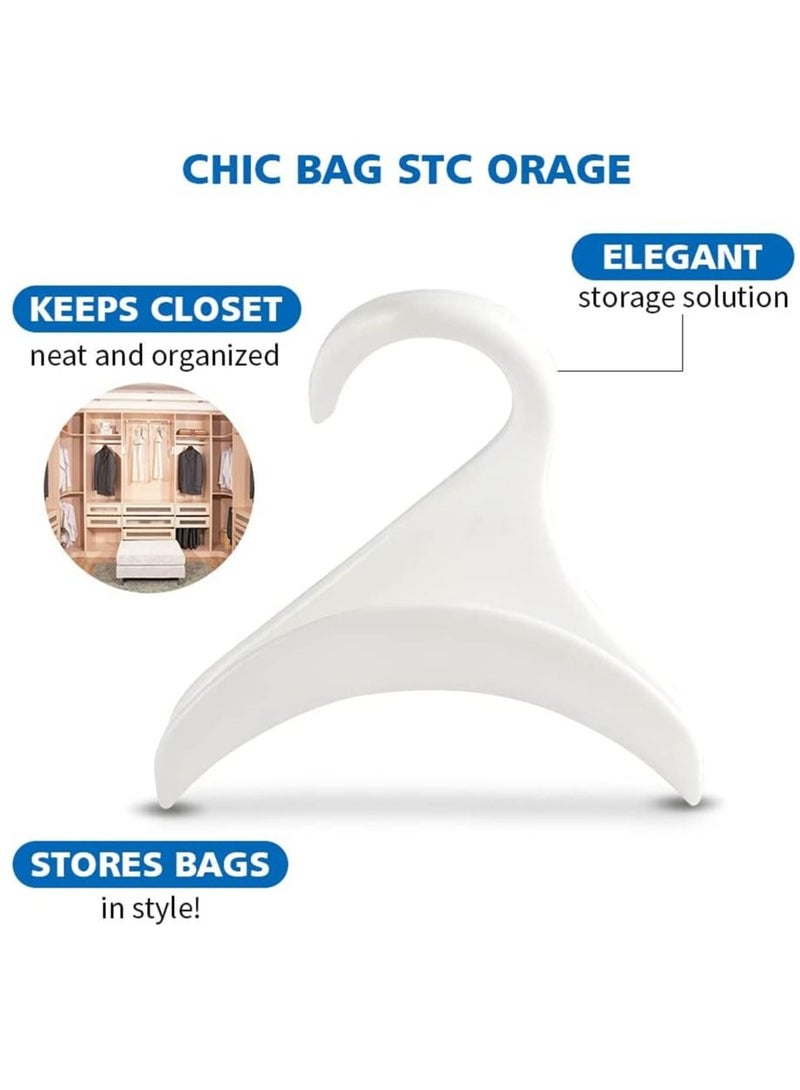 2 pack Purse Hanger Hook Bag Rack Holder - Handbag Hanger Organizer Storage - Over The Closet Rod Hanger for Storing and Organizing Purses Backpacks Satchels Crossovers Handbags Tote  - Image 3