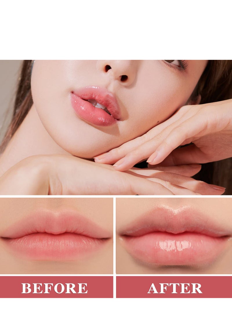 2 Pcs Lip Plumper GlossMaximizer Balm Serum, Healthy Moisturizer Enhancer Hydrated, Reduces Improves Dry Lines Extreme Volume, Natural for Women Girls - Image 4