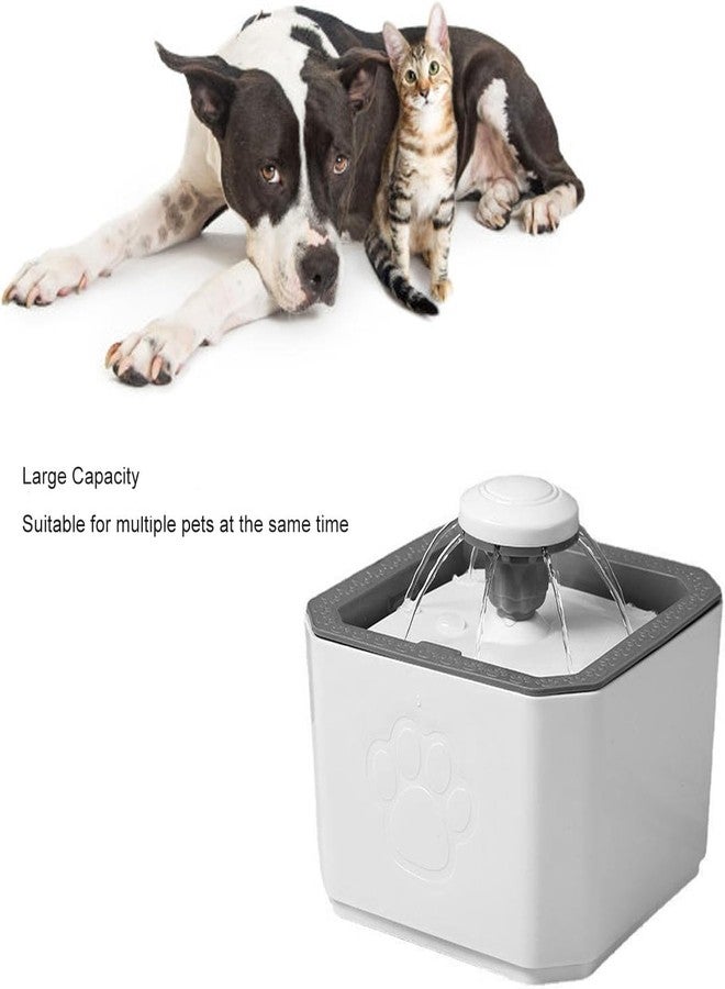 APURK Automatic Cat Water Fountain | Pet Dispenser | with Pump & Triple Filtration System | Cat Drinking Water Bowl | Pet Watering Supplies | for Indoor/Outdoor/Travel (Pack of 1,Multicolor)(2.5L) - Image 4