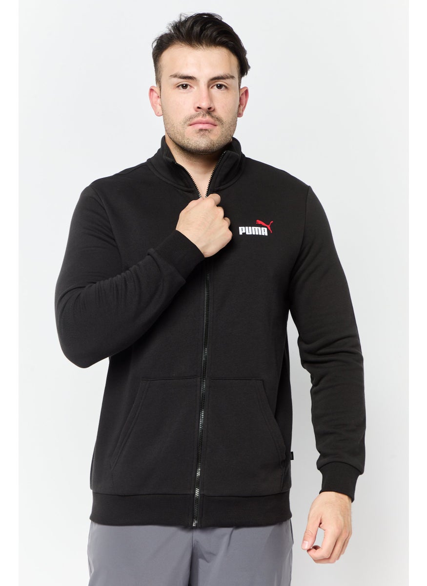 PUMA Men Sportswear Fit Long Sleeve Outdoor Sweatshirt, Black  - Image 1