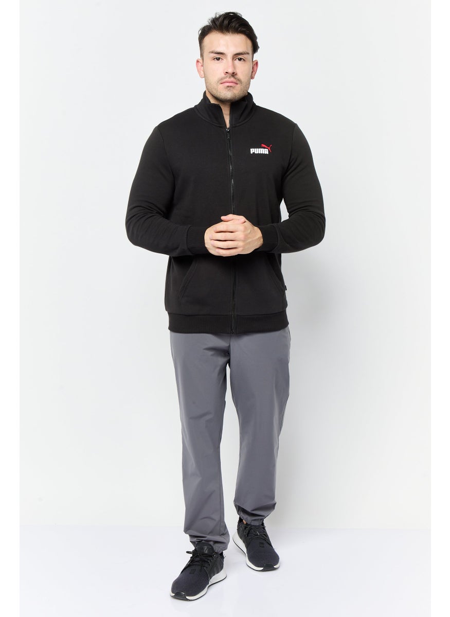 PUMA Men Sportswear Fit Long Sleeve Outdoor Sweatshirt, Black  - Image 2