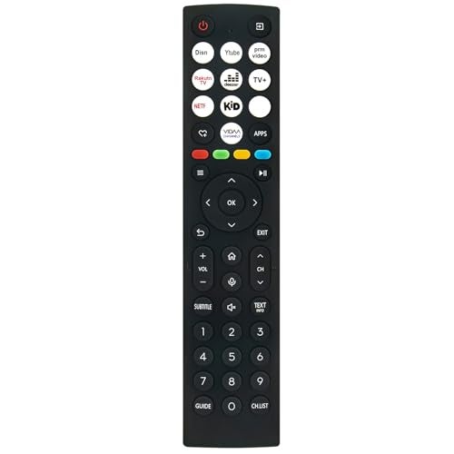 econtrolly Voice Replace Remote Control Compatible with Hisense A7 Series LED 4K UHD HDR WCG Google TV ERF2AA36 75A7N 50A7N 65A7N 55A7N 43A7N - Image 1