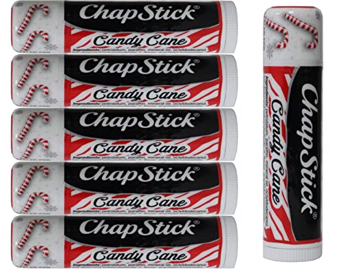chapstick Candy Cane Chapstick Lip Balm 6 Pieces