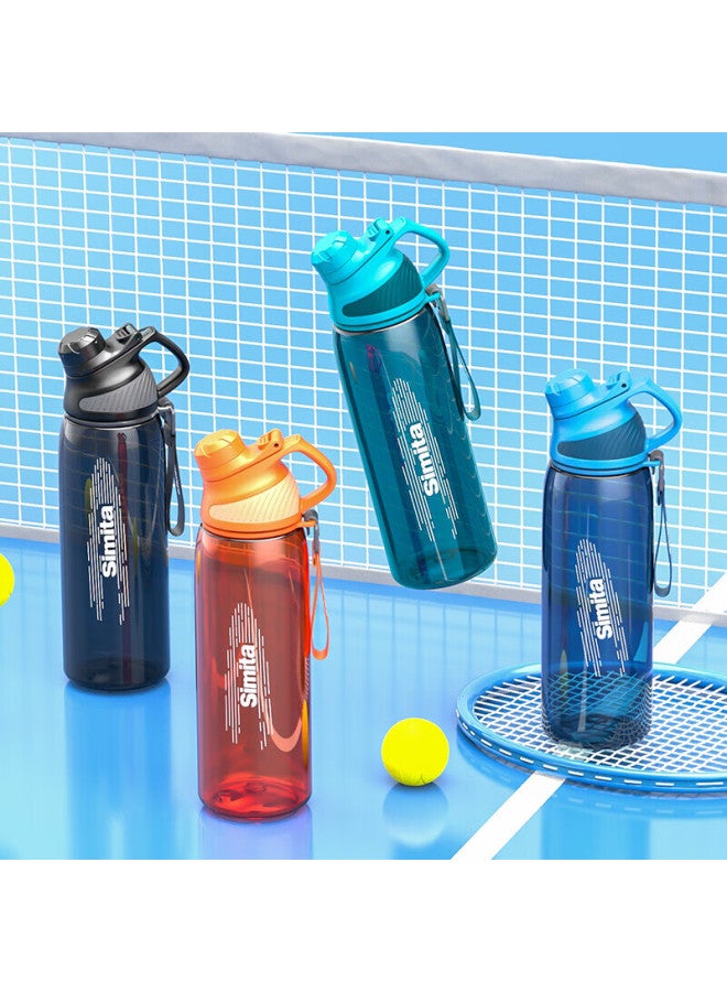 Simita Sports Water Bottle, Portable Large Capacity Drinking Water Bottle For Men And Women Students, Tritan Plastic Cup For School And Summer Use - Image 5