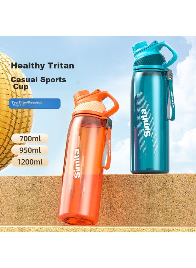 Simita Sports Water Bottle, Portable Large Capacity Drinking Water Bottle For Men And Women Students, Tritan Plastic Cup For School And Summer Use - Image 4