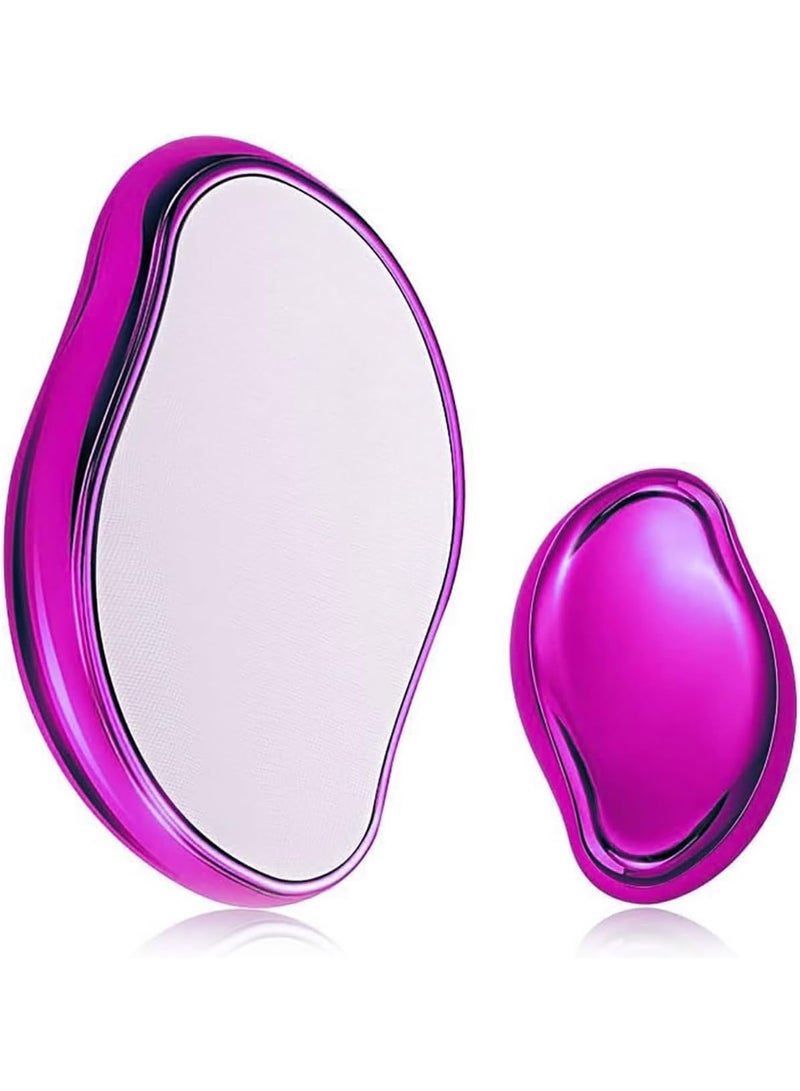 ‎كريستاله لإزالة الشعر بلطف تقشر البشرة وتنعمها،بدون الم للنساء مع تأثير تقشير، حجر إزالة الشعر - Image 1