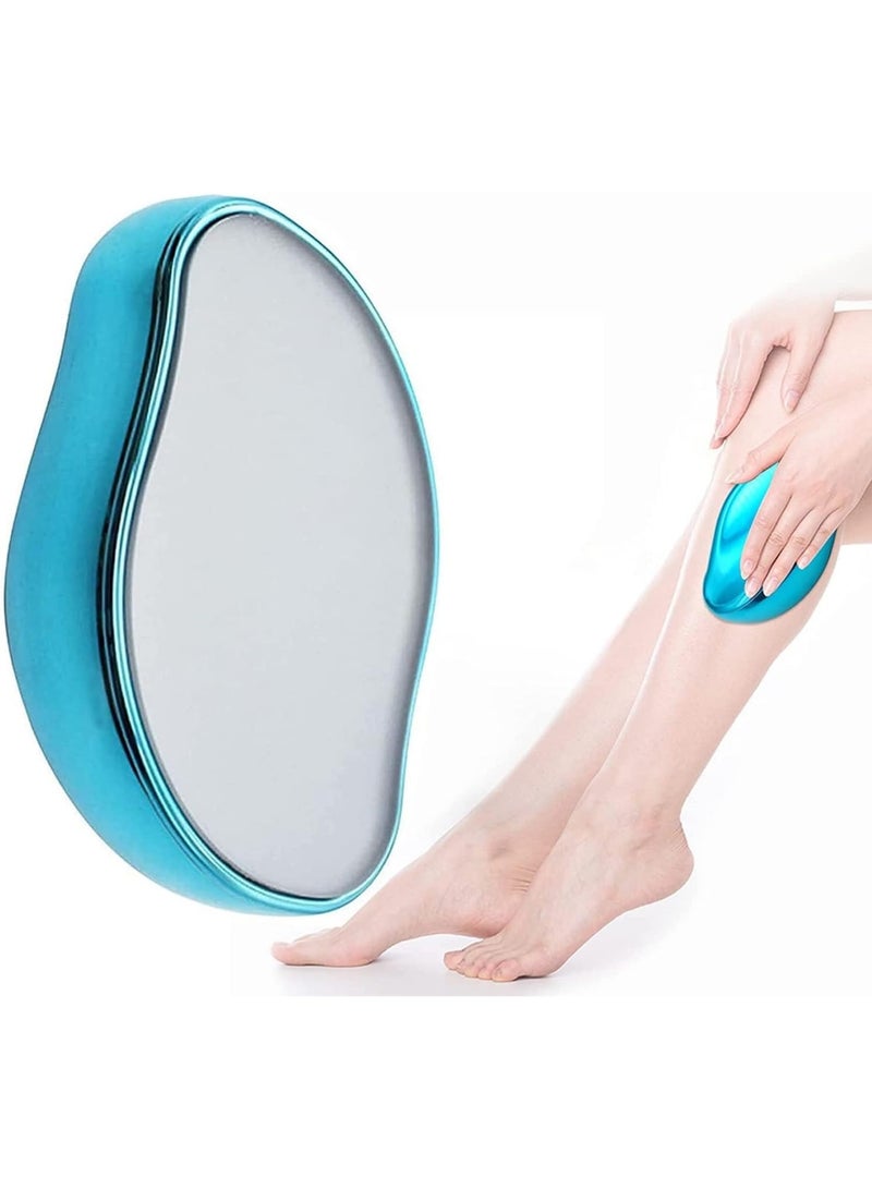 ‎كريستاله لإزالة الشعر بلطف تقشر البشرة وتنعمها،بدون الم للنساء مع تأثير تقشير، حجر إزالة الشعر - Image 2