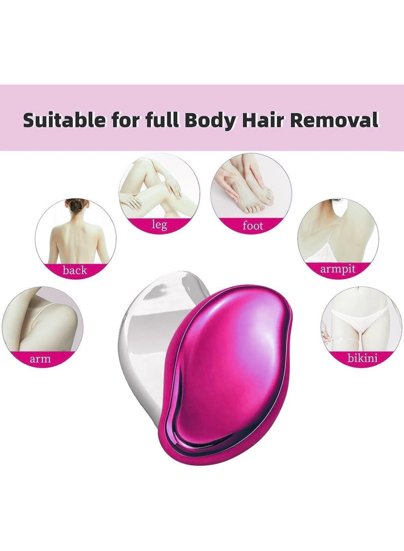 ‎كريستاله لإزالة الشعر بلطف تقشر البشرة وتنعمها،بدون الم للنساء مع تأثير تقشير، حجر إزالة الشعر - Image 5