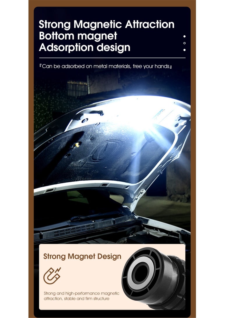 المحمولة التخييم ضوء مع المغناطيسي أوسب قابلة للشحن 3 طرق الإضاءة التخييم فانوس في الهواء الطلق مصباح ليد جيب خيمة مخيم لوازم - Image 4