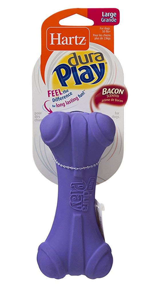 Hartz DuraPlay Bacon Scented Dog Toys Large Color May Vary - Image 2