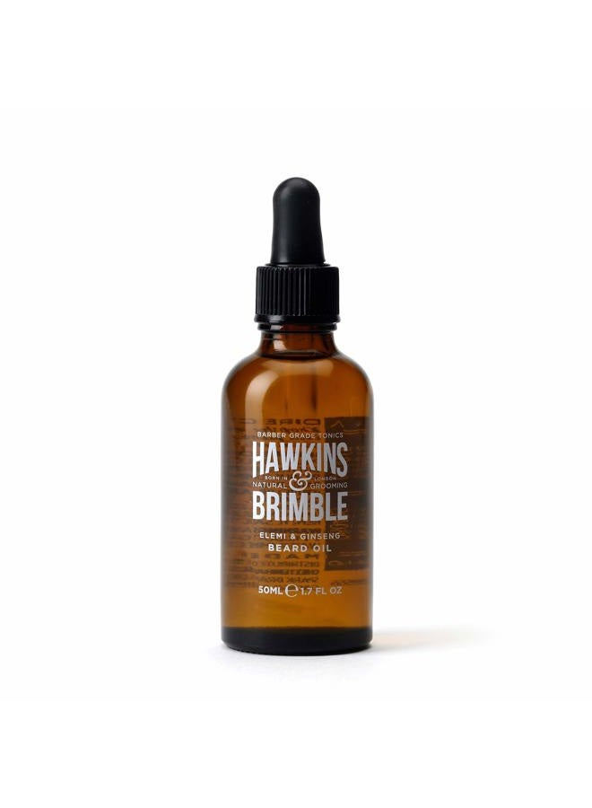 HAWKINS & BRIMBLE Beard Oil For Men, 50 ml - Image 1