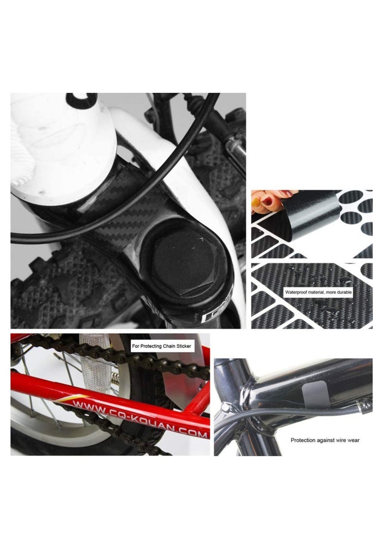 SYOSI Disposable Bicycle Chainstay Frame Protectors Stickers Lables Tape Kit Waterproof Self-Adhesive Bike Chain Protection Frame Guard Pads Decal for Sports Bikes Chain 3PCS  - Image 4