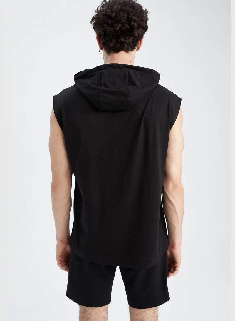 DeFacto Oversize Fit Shaquille O'Neal Licensed Hooded Vest Top