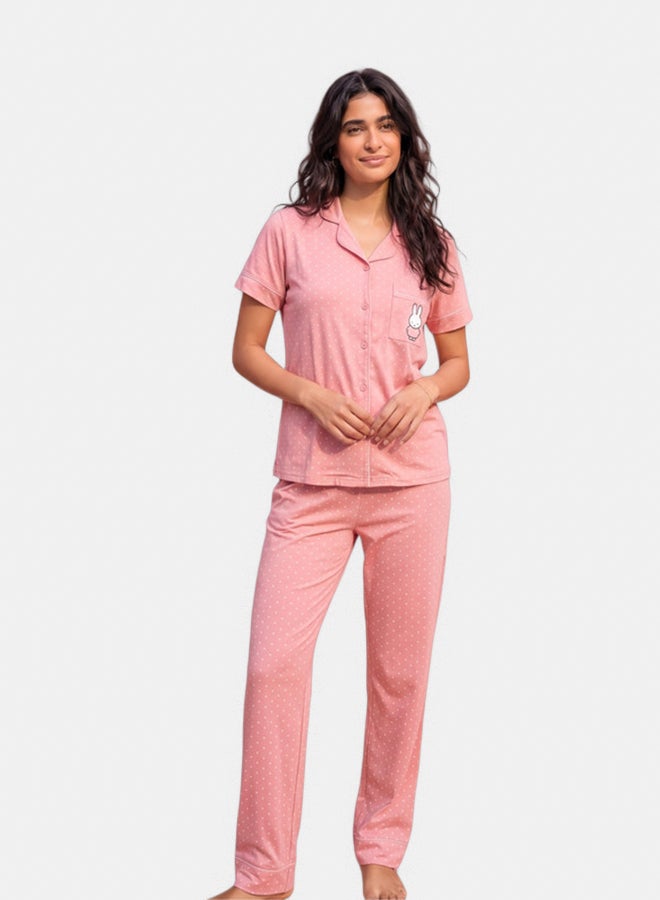Familia Homewear Miffy Buttoned Pajama Set - Image 1