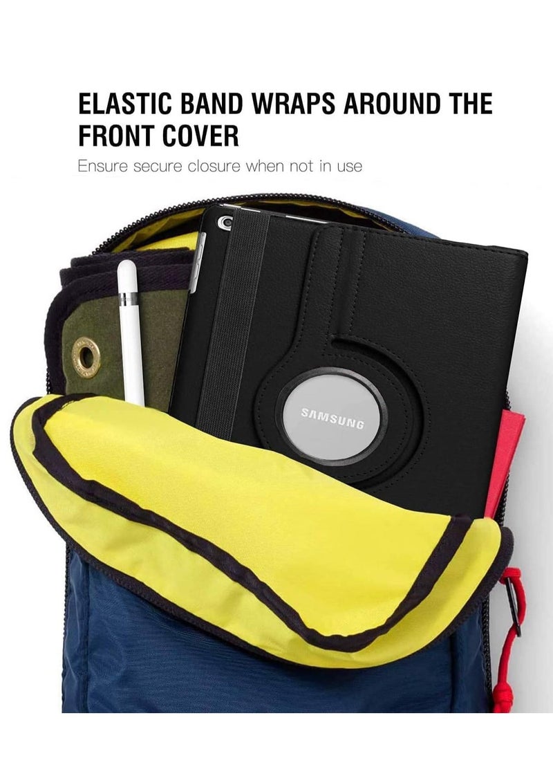 IAF Galaxy Tab A9 Case - 360Â° Rotatable Tablet Cover for Samsung Galaxy Tab A9 8.7 Inch (2023, SM-X200/SM-X205/SM-X207) - PU Leather Protective Cover with Auto Wake/Sleep - Black - Image 4