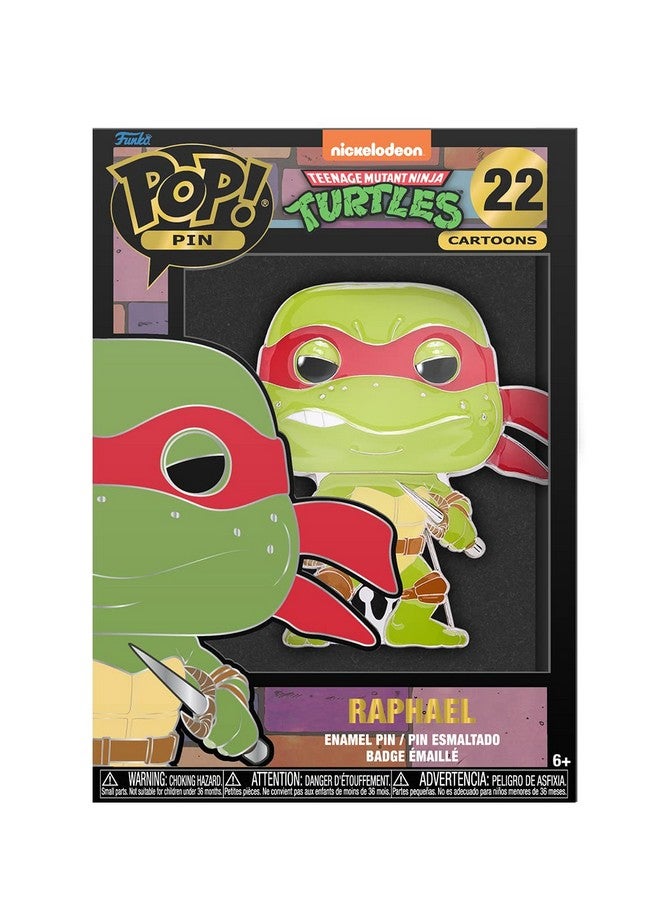 Funko Pop Pin Teenage Mutant Ninja Turtles Raphael Glow In The Dark - Image 3