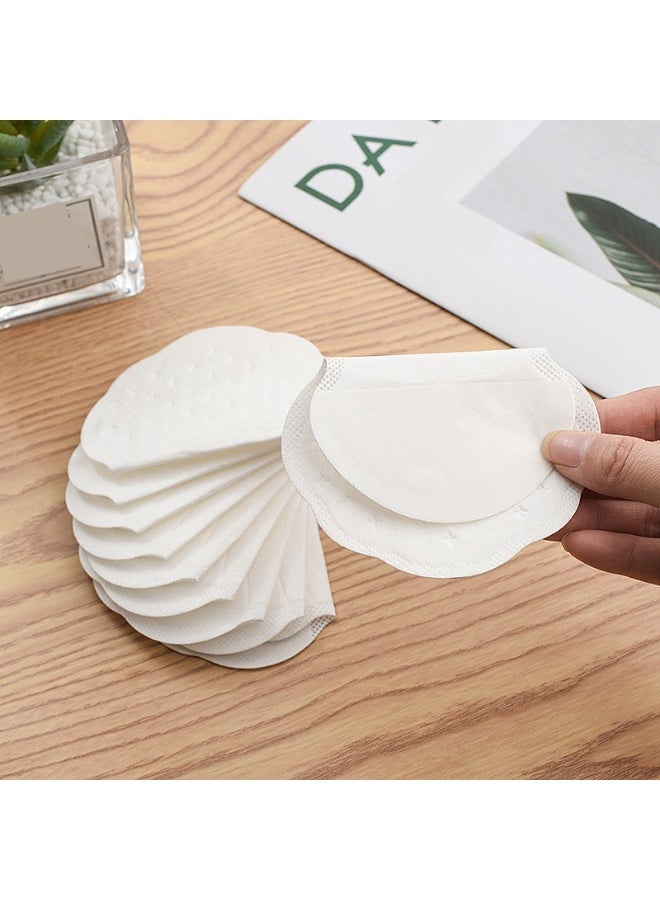 ١٠٠ قطعة من ضمادات العرق تحت الإبط للاستخدام مرة واحدة للنساء والرجال، درع فاخر غير مرئي، لاصق إضافي، مريحة وبدون رائحة، ضمادات ماصة للعرق لمكافحة فرط التعرق - Image 3