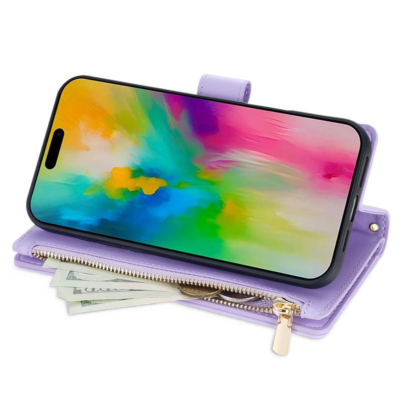 غطاء واقي | أبيض | TPU | حامل بطاقات | حامل قابل للطي | مقاوم للصدمات لـ iPhone 11 Pro Max - Image 5