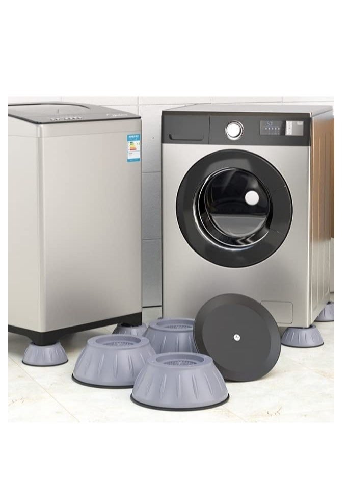 ELTRAZONE 8 PCS WASHING MACHINE ANTI VIBRATION PADS - SHOCK ABSORBER PADS FOR SOUND PROOFING - Image 1
