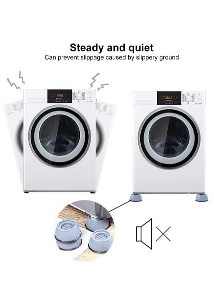 ELTRAZONE 8 PCS WASHING MACHINE ANTI VIBRATION PADS - SHOCK ABSORBER PADS FOR SOUND PROOFING - Image 5