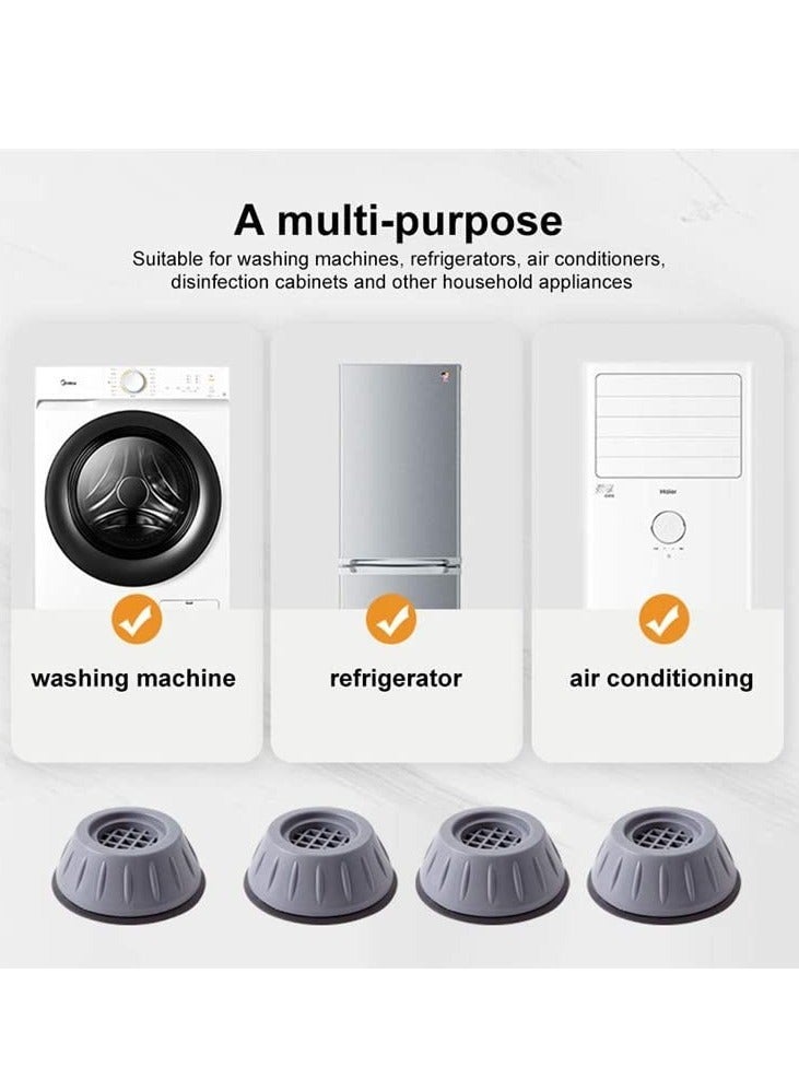 ELTRAZONE 8 PCS WASHING MACHINE ANTI VIBRATION PADS - SHOCK ABSORBER PADS FOR SOUND PROOFING - Image 3