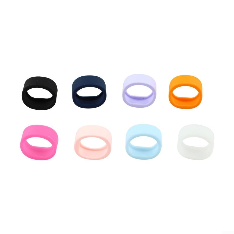 8PCS Silicone Protective Cases Compatible with RingConn Gen 2 and 2 Air Size M - Image 3