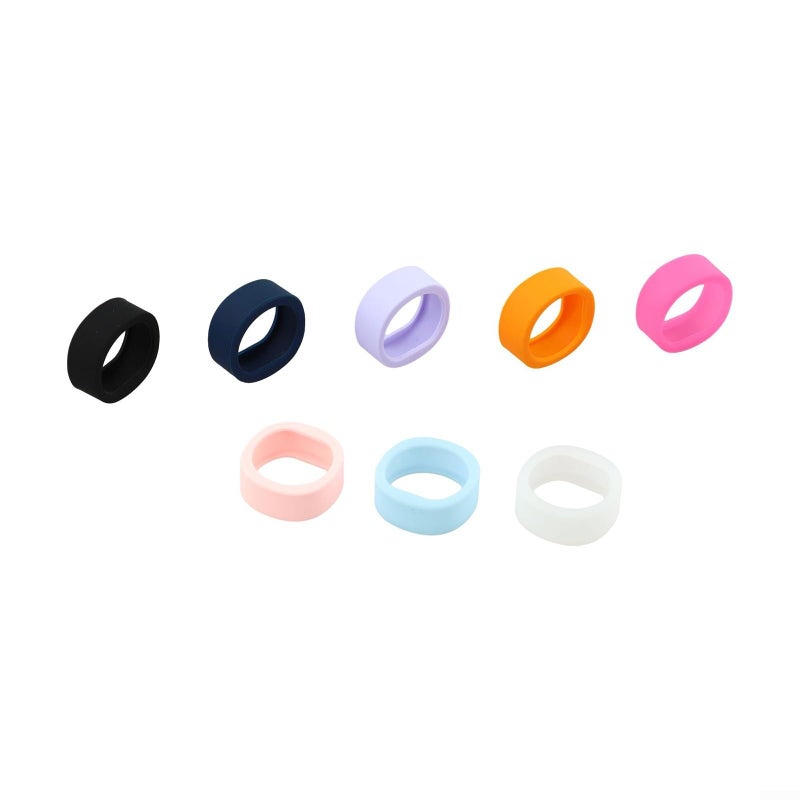 8PCS Silicone Protective Cases Compatible with RingConn Gen 2 and 2 Air Size M - Image 4