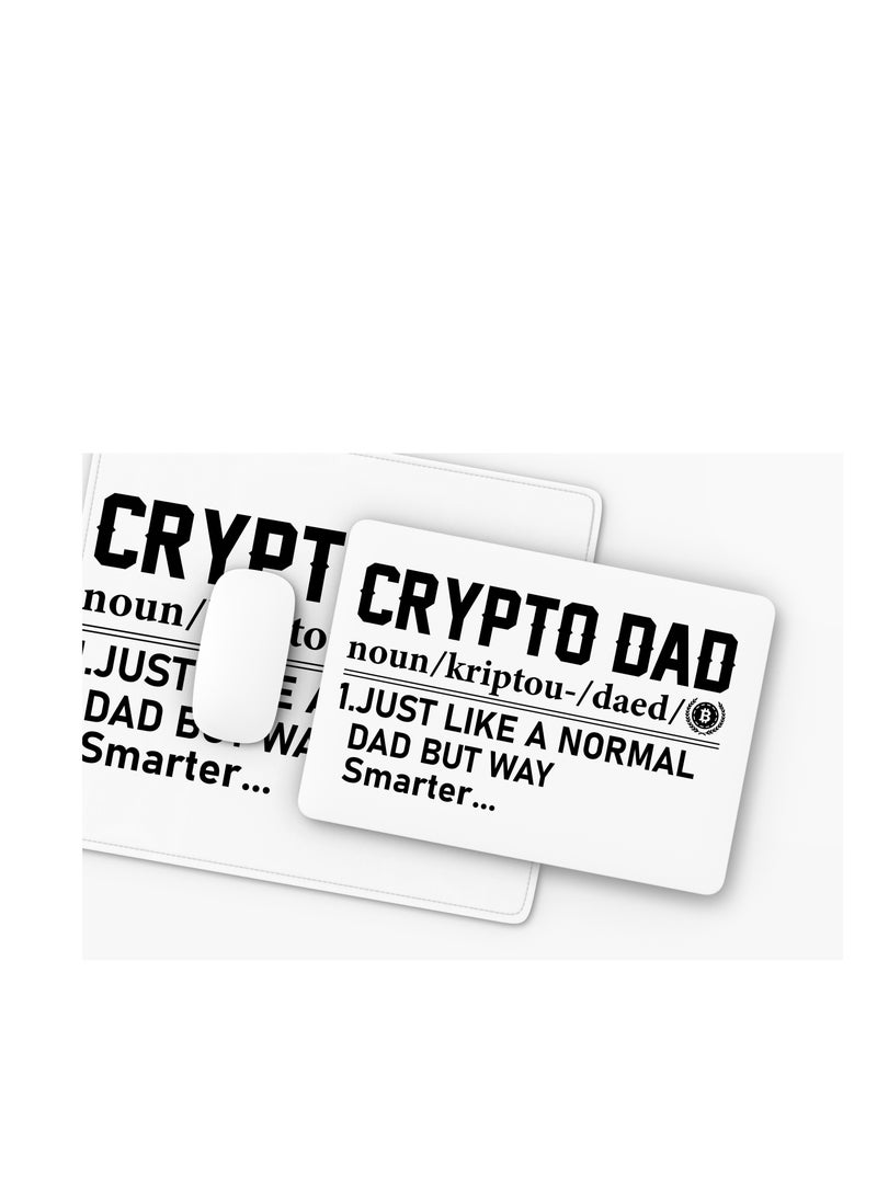PRINTSHOP4ME - Bitcoin Mouse pad for Crypto Currency Bitcoin lovers and Bitcoin traders (Design 7) - Image 1