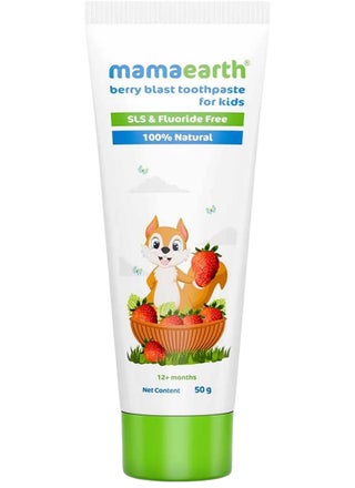 Natural Berry Blast Kids Toothpaste, Flouride Free, 12+ Months