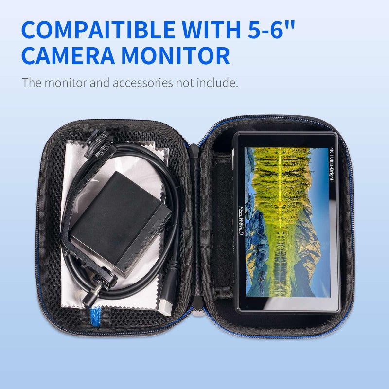 FEELWORLD Carring Case Compatibel 5-6 Inch Camera Field DSLR Mointor - Image 2