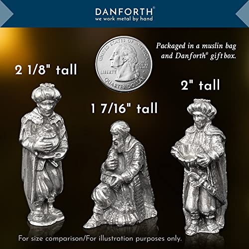 DANFORTH The Three Kings Nativity Set – Handcrafted Pewter Nativity Wisemen Figurines – Made in USA - Image 5