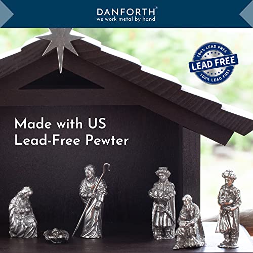 DANFORTH The Three Kings Nativity Set – Handcrafted Pewter Nativity Wisemen Figurines – Made in USA - Image 4