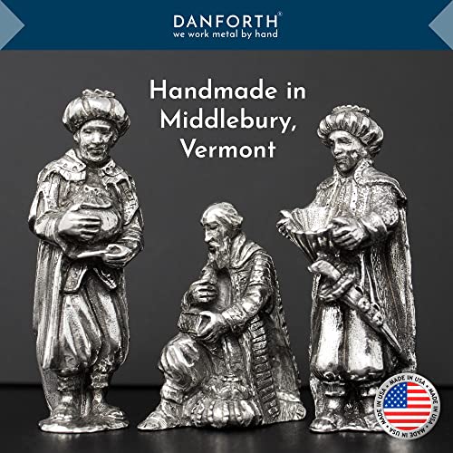 DANFORTH The Three Kings Nativity Set – Handcrafted Pewter Nativity Wisemen Figurines – Made in USA - Image 2