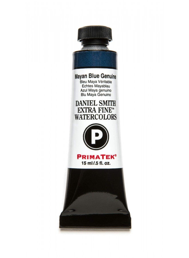 Daniel Smith Extra Fine Watercolor Paint, 15ml Tube, Mayan Blue Genuine, 284600211, 0.5 Fl Oz (Pack of 1) - Image 1