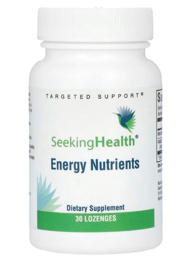 Seeking Health Energy Nutrients 30 Lozenges 