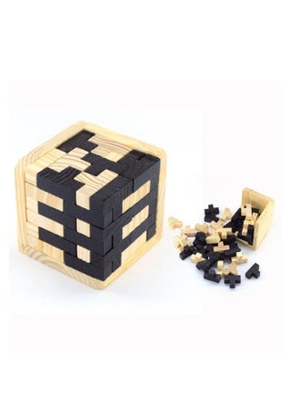 Wooden Puzzle, Wooden Brain Teaser Puzzle 3D T-shaped Blocks Geometric Intellectual Jigsaw Educational Tool for Kids and Adults, Explore Creativity and Problem Solving, Gift Desk Puzzles - pzsku/Z15C4771A392317A05954Z/45/_/1686206215/26bba06c-6a57-49b0-a9ab-a20ac87ead9d