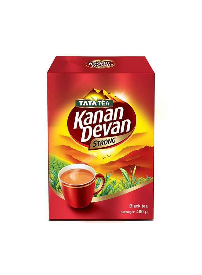 Tata Tea Kanan Devan Strong Black Tea Loose 400gm - Image 1